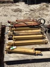 (10) CAT hydraulic cylinders