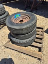 Lot of 3 Tractor Tires 7-14.5