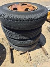 Lot of 4 Firestone Transport tires 9.00-20