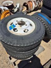 Lot of 4 Truck Tires 9.00-20