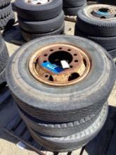 Lot of (4) Truck Tires 9.00-20