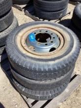 Lot of (3) truck tires 10.00-20