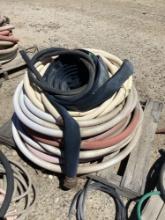Pallet lot of assorted hoses