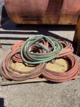 Pallet lot of assorted hoses