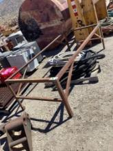 Steel rolling table frame