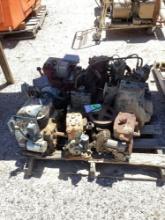 Pallet lot of engines