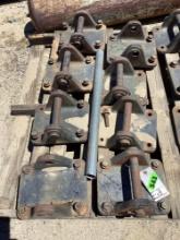 (8) excavator coupler brackets