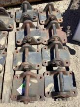 (8) excavator coupler brackets