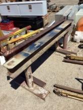 (2) steel stands