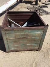 Box Full Of Metal Bars & Framing