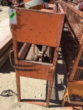 Orange Metal Frame With Tractor Lights & Police Lights