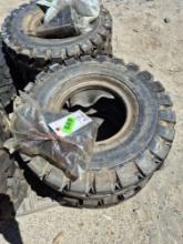 (2) Forklift Tires 6.5 R10 New