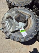 (2) Forklift Tire New 6.5 R10 128