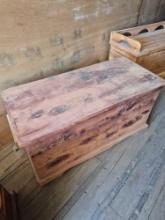 Hand Crafted Wooden Chest / Coffee Table
