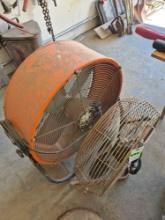 Lot of 2 Industrial Fans