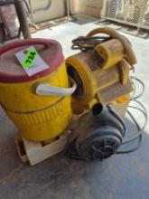 Lot of Blowers and Ice Chest