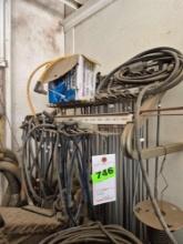 Lot of Spark Plug Wires and Rack