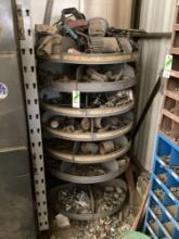 Bulk lot of assorted clamps and brackets