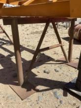 (2) steel stands