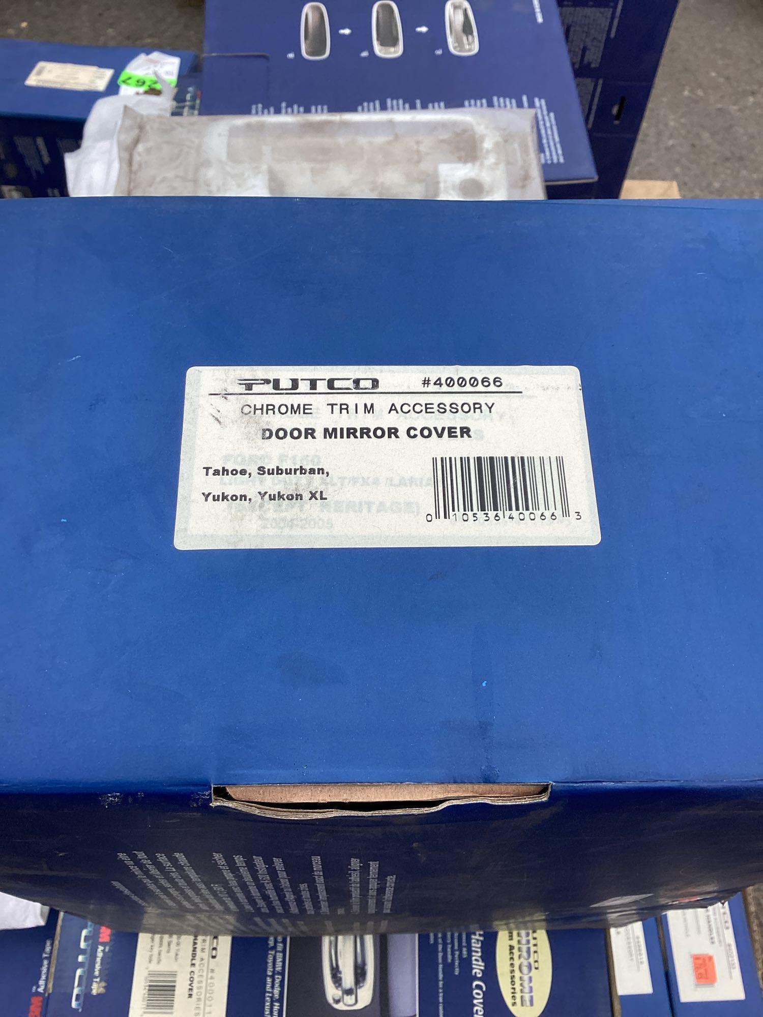 Pallet Lot of Assorted Putco Mirror and Door Handle Covers