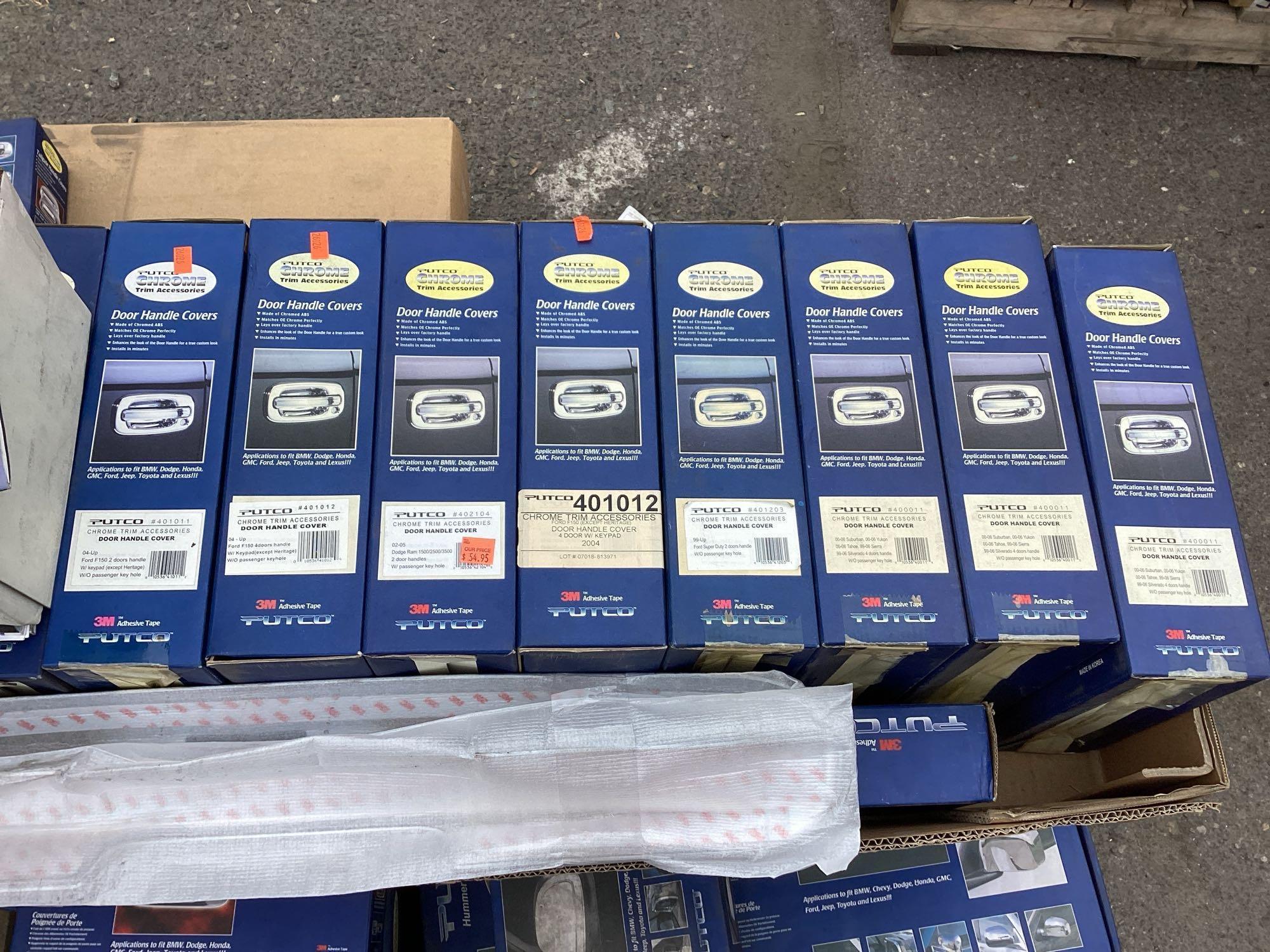 Pallet Lot of Assorted Putco Mirror and Door Handle Covers