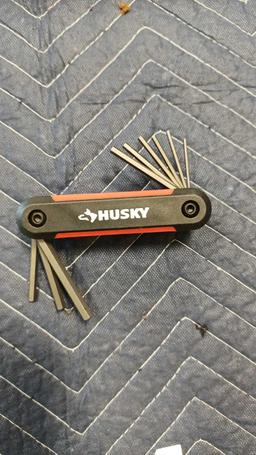 Lot Of (3) Husky Brand Folding Hex Key Set