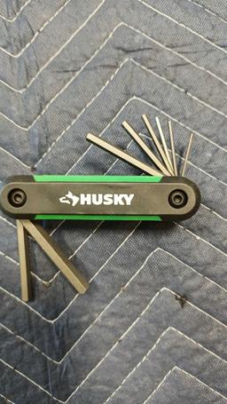 Lot Of (3) Husky Brand Folding Hex Key Set