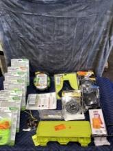 Box Lot With Assorted Weed Eater accessories