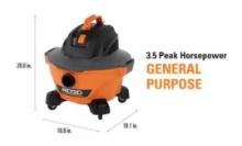 RIDGID 6 Gallon Wet Dry Vac