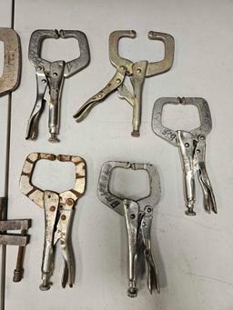 Box Lot Of Vise Grips