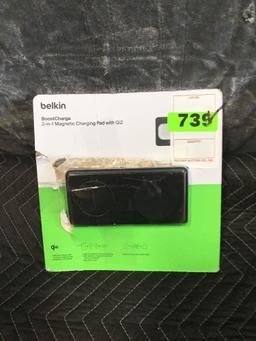 Belkin 2 In 1 Magnetic Charging Pad With Qi2