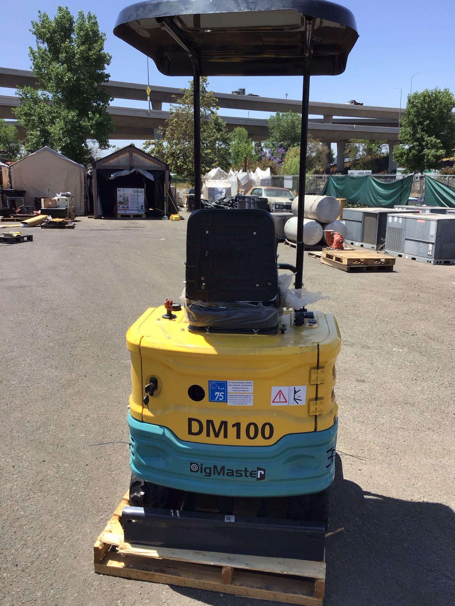 2024 BigMaster DM100 Mini Excavator