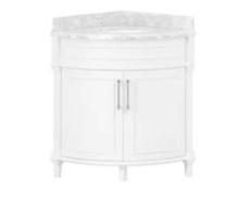 Aberdeen 32 in. White Bathroom Vanity Single Sink