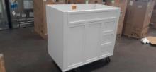 Winsome 36 in. Bath Vanity Cabinet without Top in White