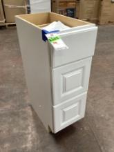 Hampton Bay 12in. bath 3-drawer base cabinet