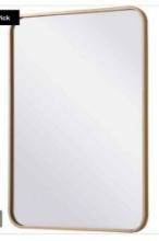 Brass Metal Framed Decorative Mirror
