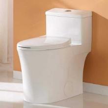 HOROW 1-piece 0.8/1.28 GPF Dual Flush Elongated Toilet
