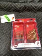 23 Pc Titanium Drill Bit Set