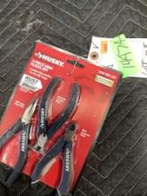 Husky 3 Piece Mini Pliers Set