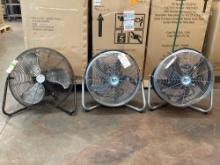 (Lot of 3) Floor Fans