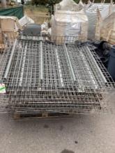 Pallet Lot Of Metal Shelves