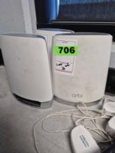 Lot of NETGEAR Orbi RBS750 Satellite Tri-Band Mesh Routers