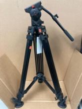 Magnus Rex Two-Stage Video Tripod with Fluid Head