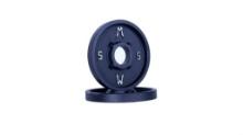 (3) 5lb Custom Deep Dish Bar Weights