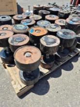 Lot of Assorted Used Dumbbells