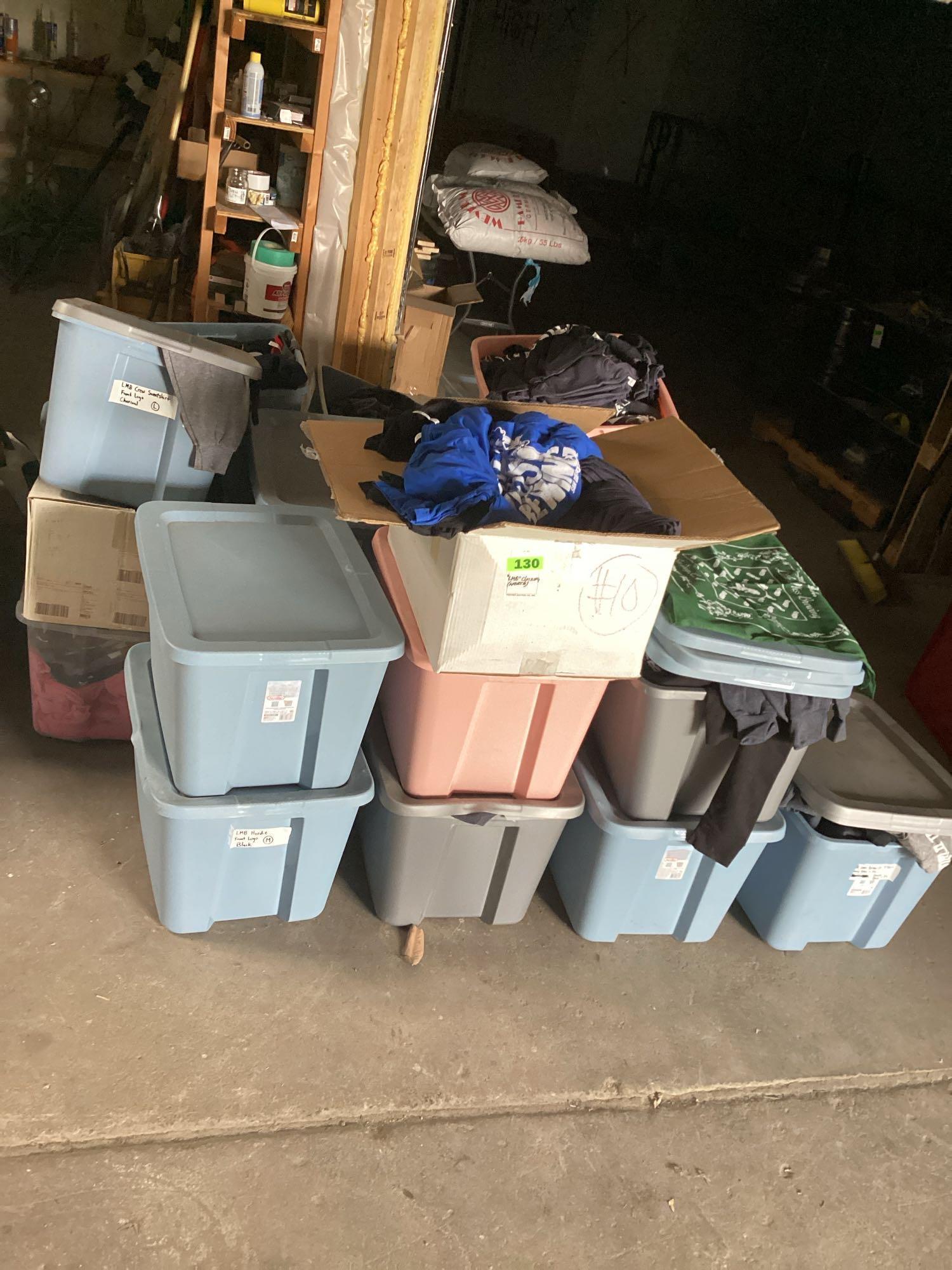 Bulk lot of LMB clothing merchandise