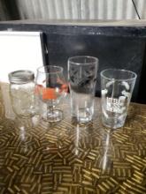 Bulk lot of assorted glassware