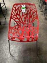 (4) Birds nest lounge chairs*Red*