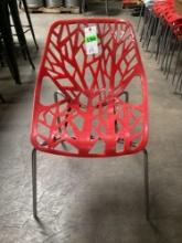 (4) Birds nest lounge chairs*Red*