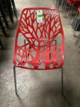(4) Birds nest lounge chairs*Red*